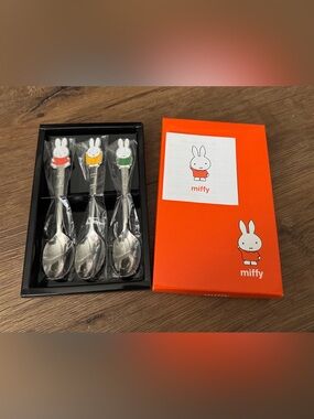MIFFY-Imported (NWT) 3 Piece Silver Spoon Set